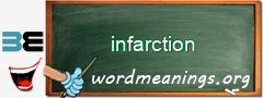 WordMeaning blackboard for infarction